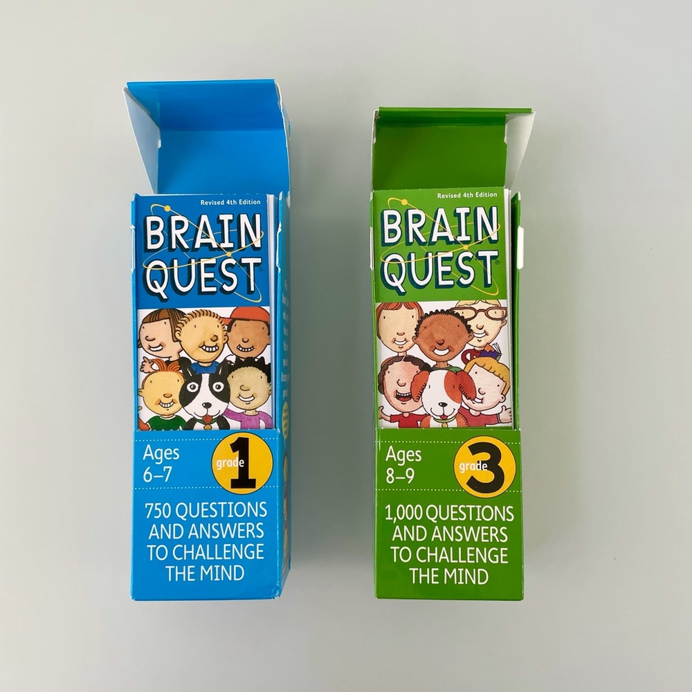 NIB Brain Quest 1st & 3rd Grade Flip Decks